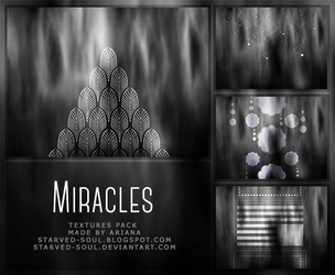 Miracles Textures Pack By Starved-soul by Starved-Soul, visual art