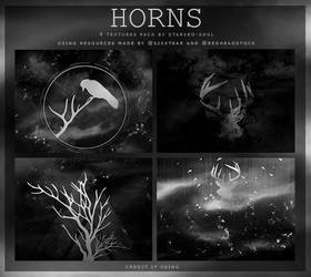 Horns Textures Pack by Starved-Soul by Starved-Soul, visual art