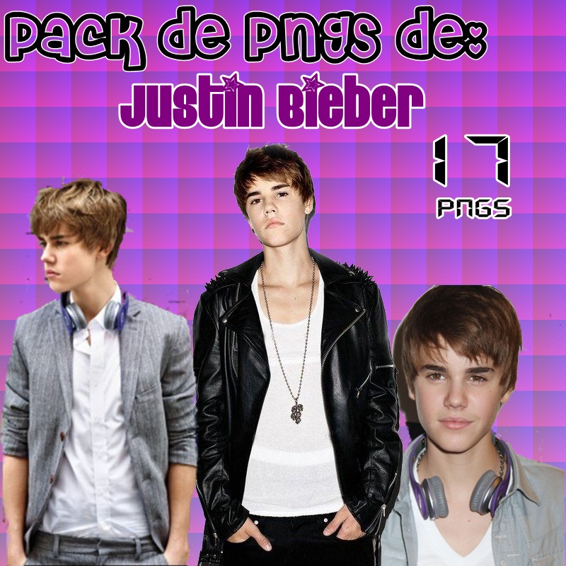 17 fotos png de Justin bieber