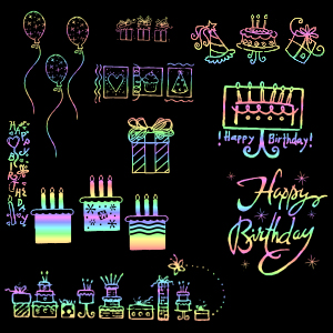 Birthdayz Birthday Brushes