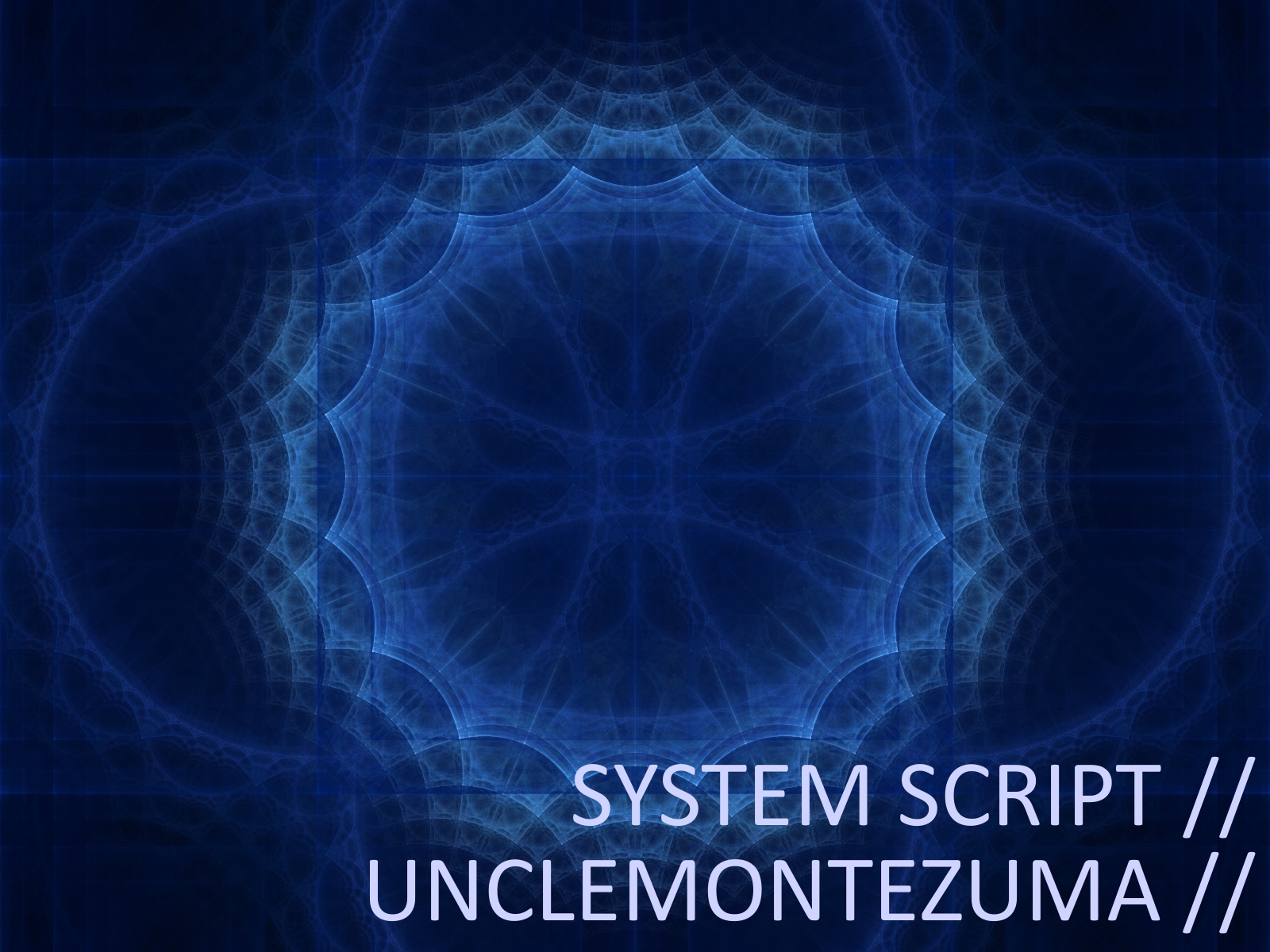System Script by xoja on DeviantArt