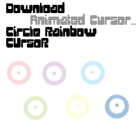 Circle Rainbow Cursor