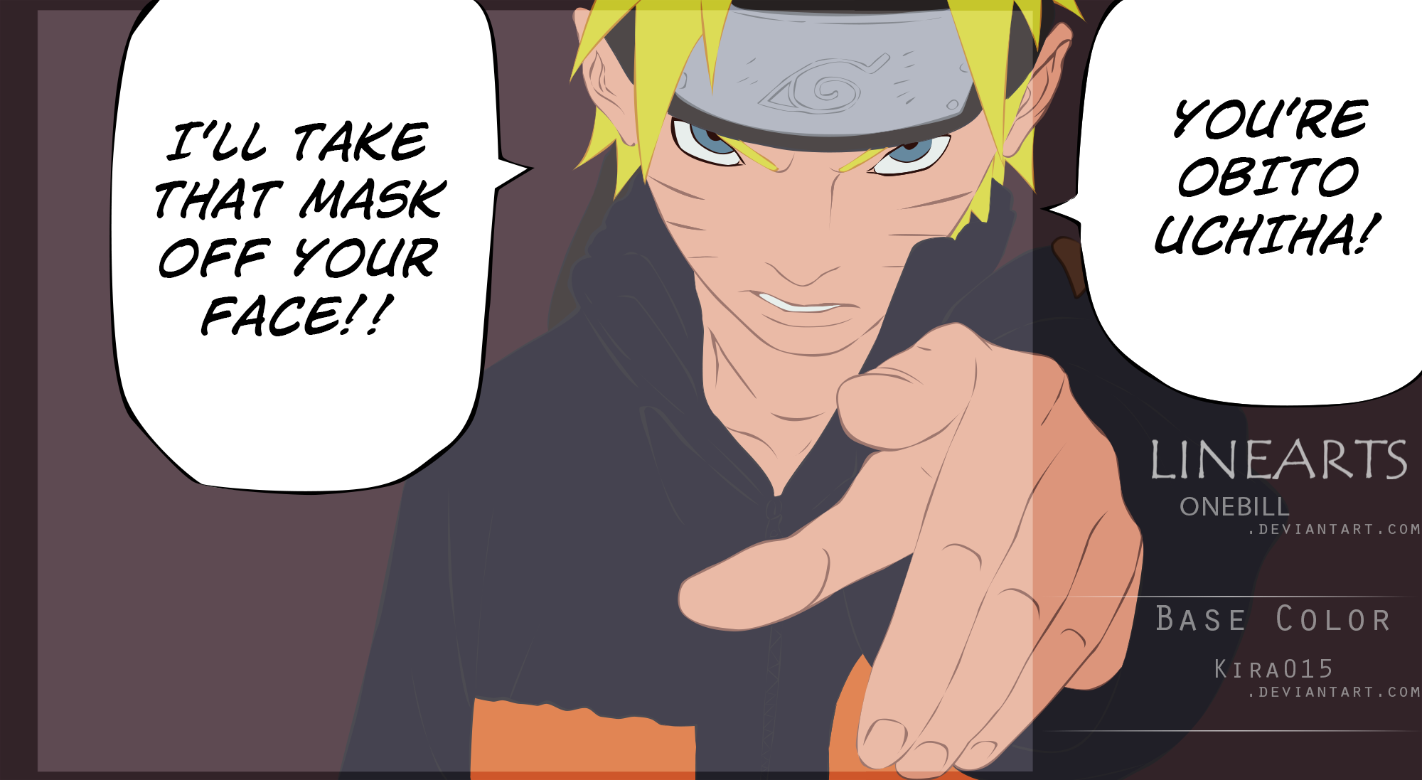 Naruto Manga 652 - Lineart and BASE Color