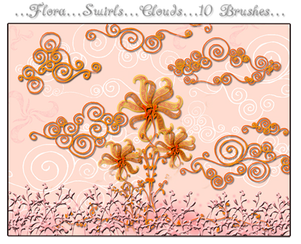 Swirls and Curls Brushes
