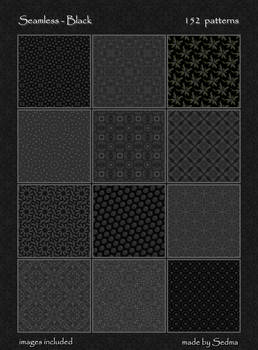 152 Seamless - Black Patterns
