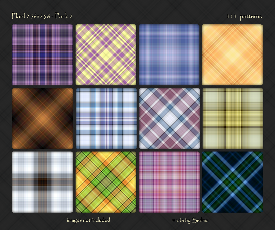 Plaid 256x256 - Pack 2