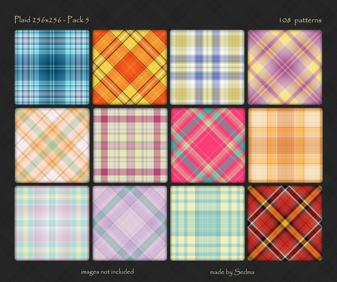 Plaid 256x256 - Pack 5