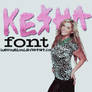 Kesha font