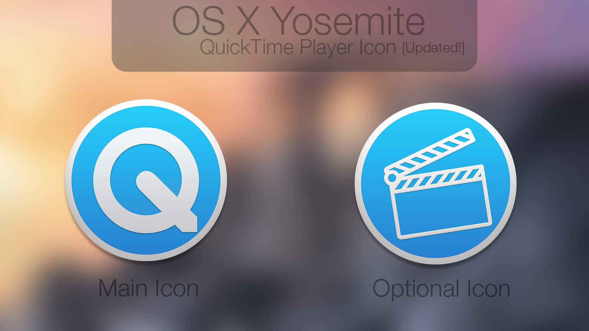 OS X Yosemite QuickTime Player Icon! [UPDATE!]