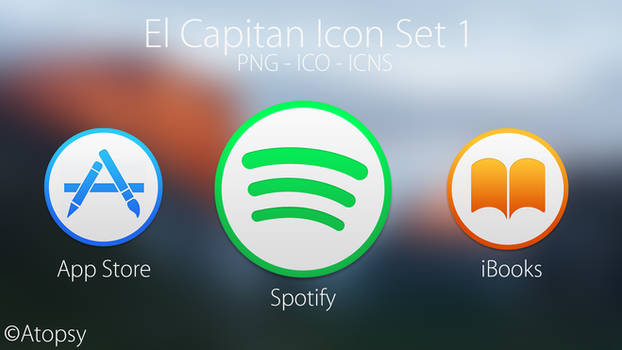 El Capitan Icon Set 1