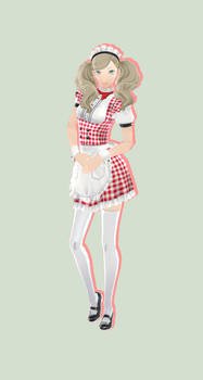 {MMD} Ann Takamaki ~ Maid Ver + Download