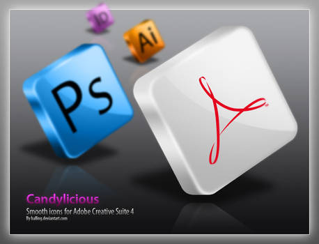 Candylicious Adobe CS4 icons