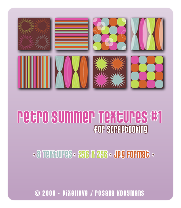 Retro Summer Set 1 - Textures