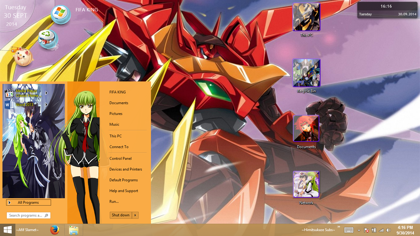 [Theme Win 8 and 8.1] code geass by afifslamet on DeviantArt