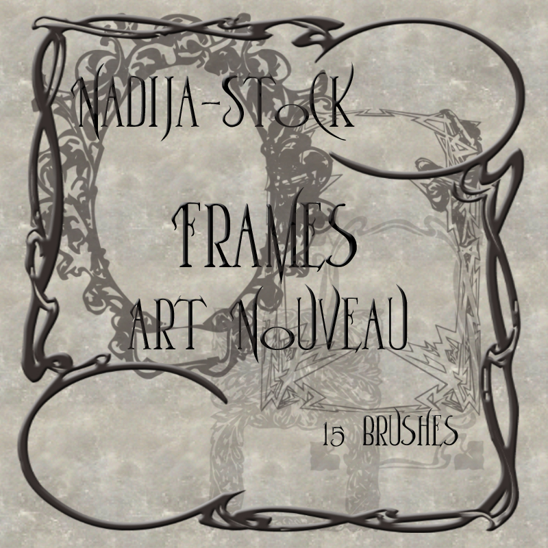 Nadija Stock ArtNouveau Frames