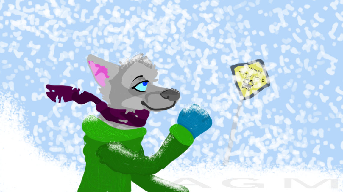 Snow Day by JuniperTheWolf on DeviantArt