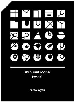[icon set] Minimal Icon Collection [white]