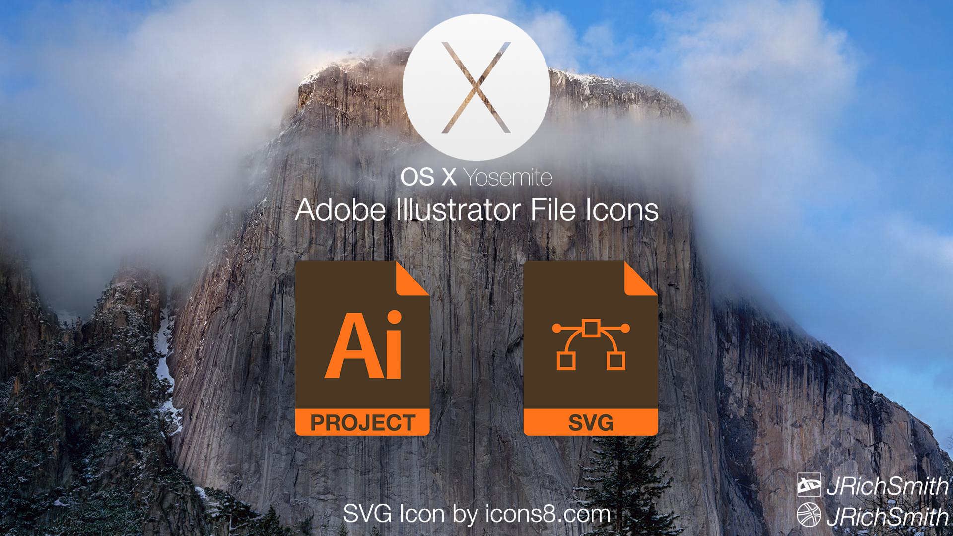 OS X Yosemite - Illustrator Files Icons