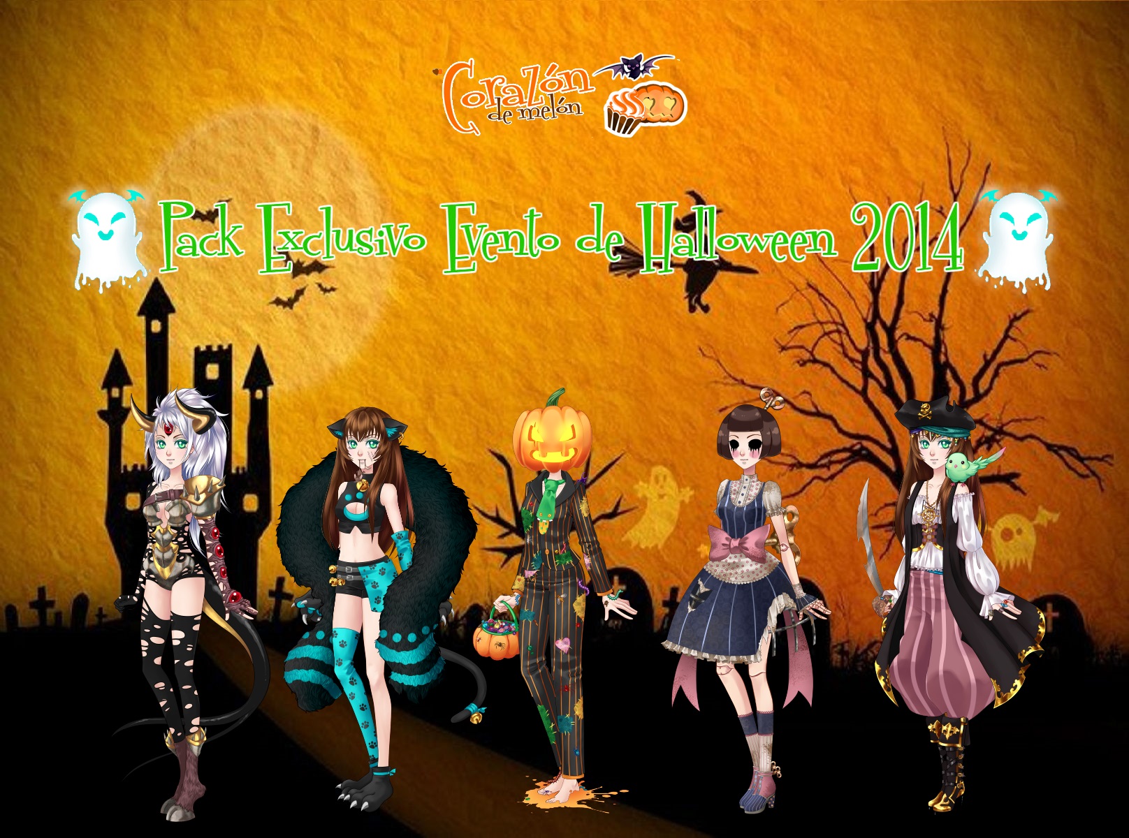 CDM Pack Evento de Halloween 2014 by KeikoLove14 on DeviantArt