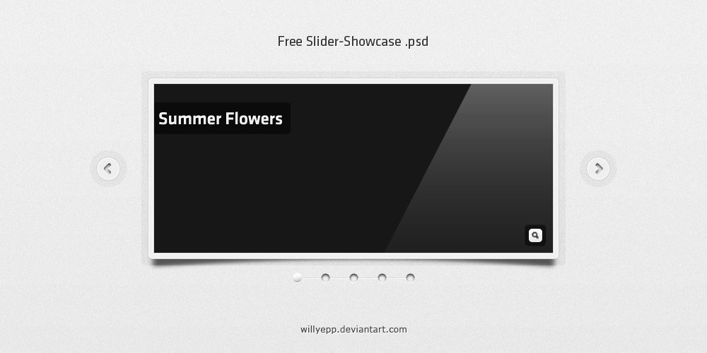 Free Slider-Showcase PSD by WillyEpp