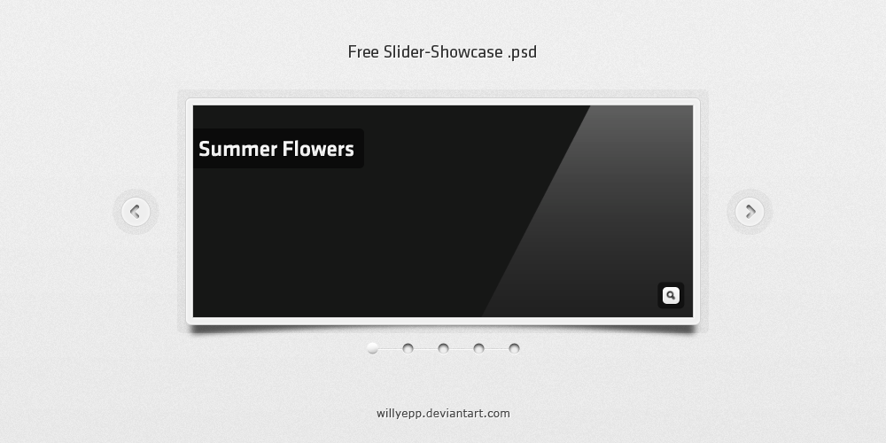 Free Slider-Showcase PSD