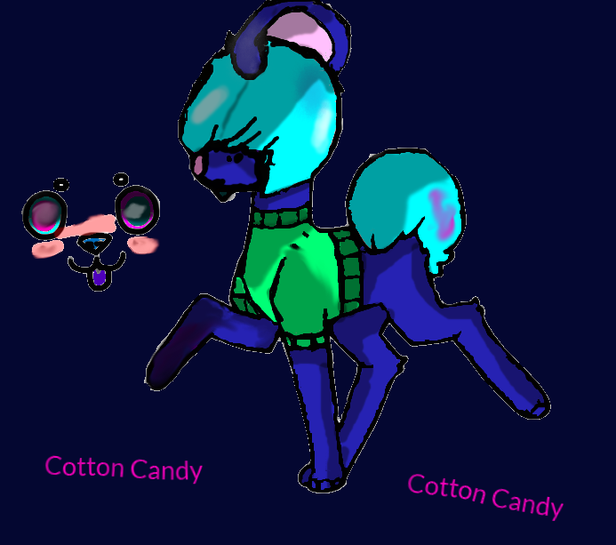Cotton Candy the Floof who wears a Jacket. by HipShaker on DeviantArt