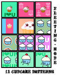 Cupcake Patterns 003 by Fleeting-Hope