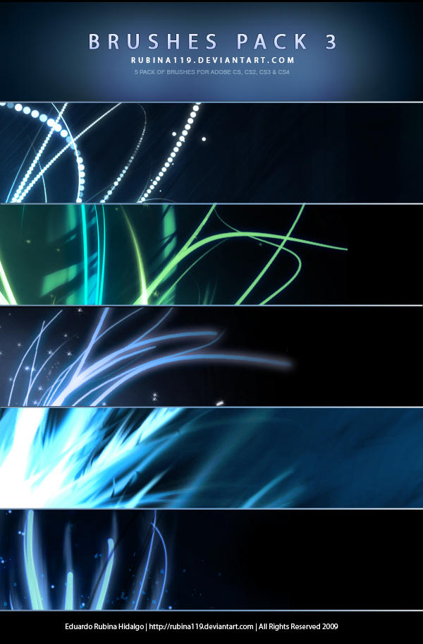 BRUSHES PACK 3 by rubina119 on DeviantArt