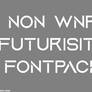Non WNR Futuristic Fontpack By TensorMedia