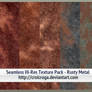 Seamless Hi-Res Texture Pack - Rusty Metal