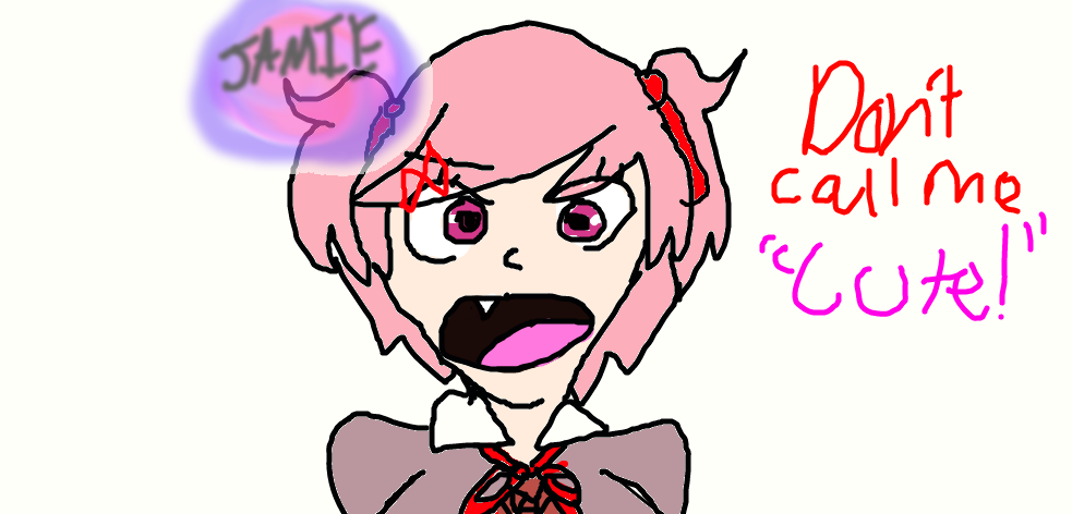 Doki Doki Literature Club - Natsuki by DanganTrashPie on DeviantArt