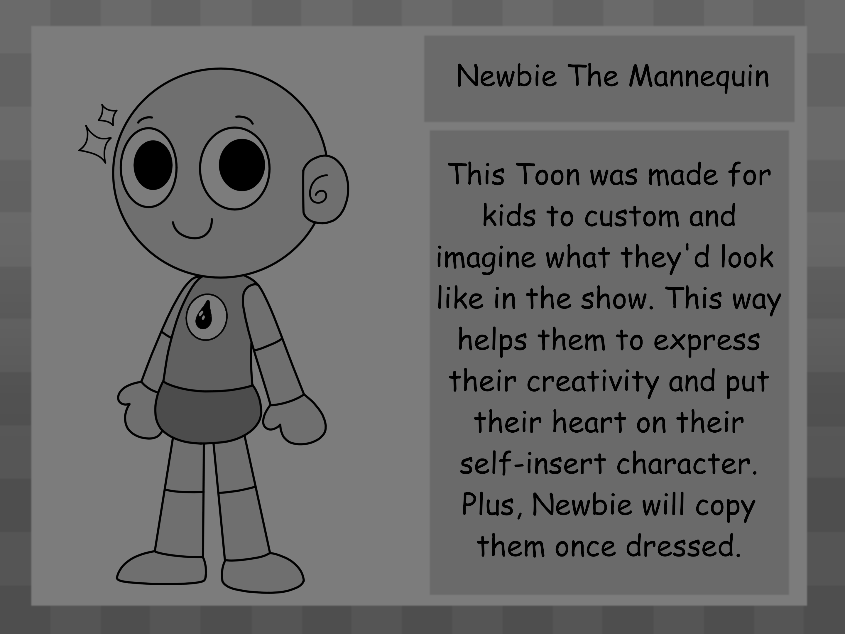 Newbie The Mannequin - Dandy's World OC by CannoliSlugDA on DeviantArt