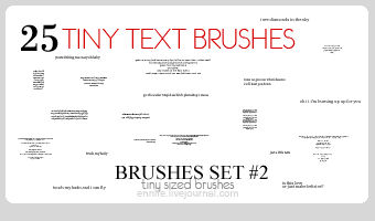 25 Tiny Text Brushes 02