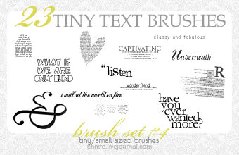 23 Text+Tiny Text Brushes 04