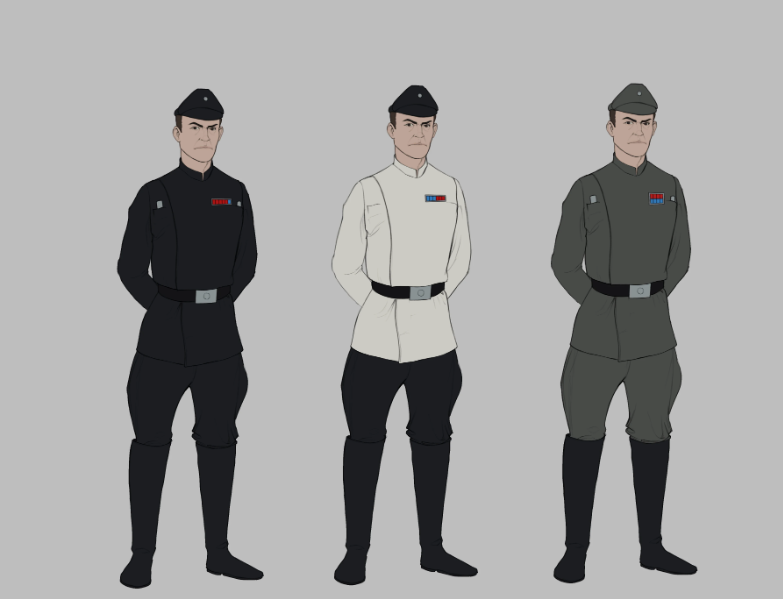 Imperial Stormtrooper, ISB and Navy Officers by XizerTheGrey on DeviantArt