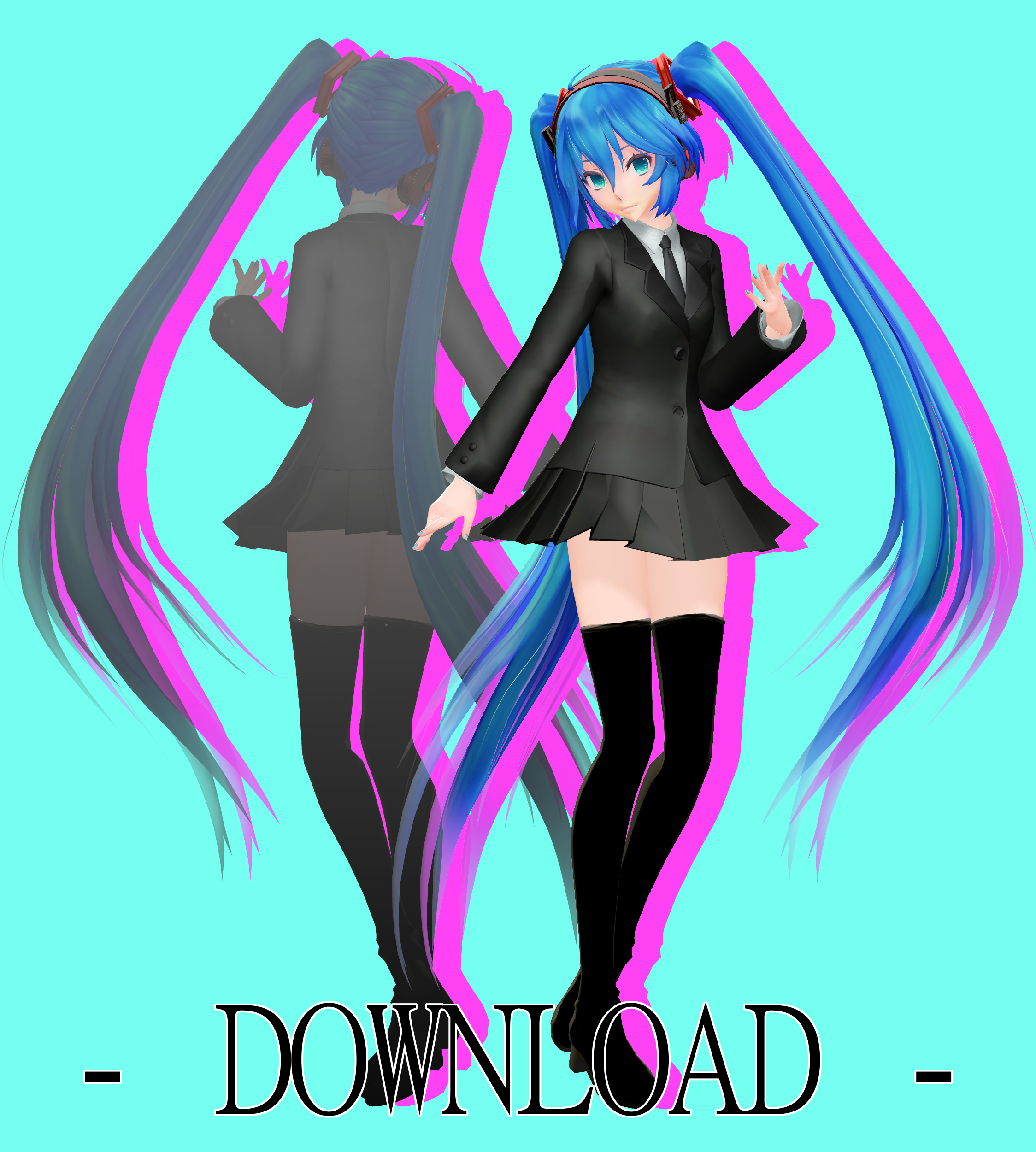 TDA Tower Of Sunz Miku MMD DOWNLOAD by Reon046 on DeviantArt