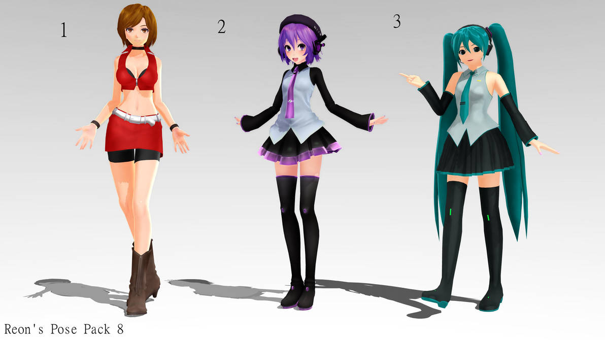 Reon's Pose Pack 8 MMD download by Reon046 on DeviantArt