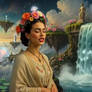 Dali's Dream of Frida Kahlo