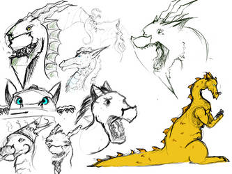 Dragon sketches