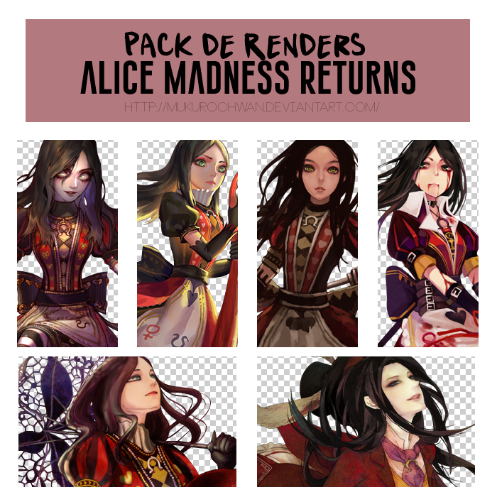[Renders Pack] Alice Madness Returns by MukuroChwan on DeviantArt