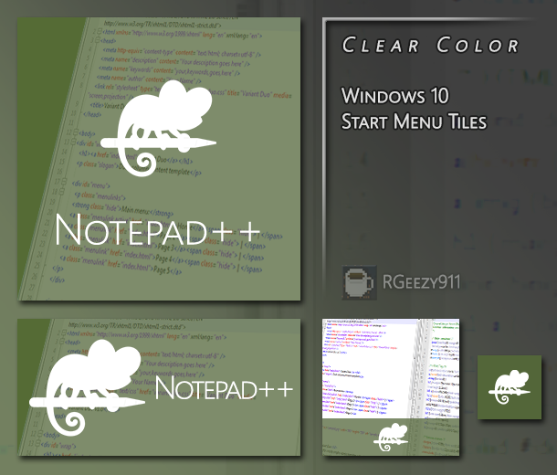 Notepad++ Tiles Clear Color by RGeezy911 on DeviantArt