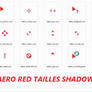 Aero Red Tailless Cursors