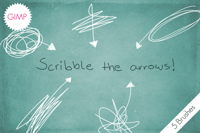 GIMP Scribble The Arrows!
