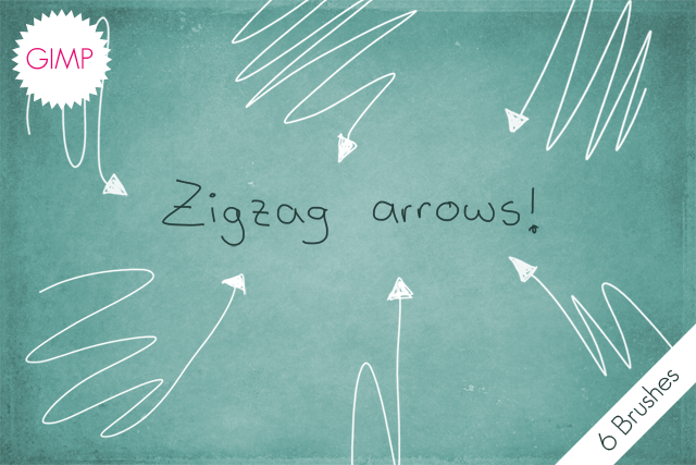 GIMP Zigzag Arrows