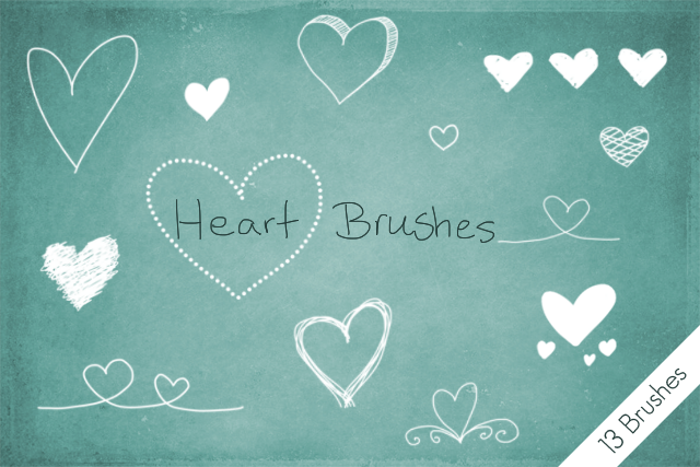 Heart Brushes