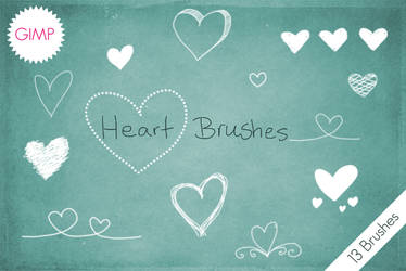 Heart Brushes GIMP