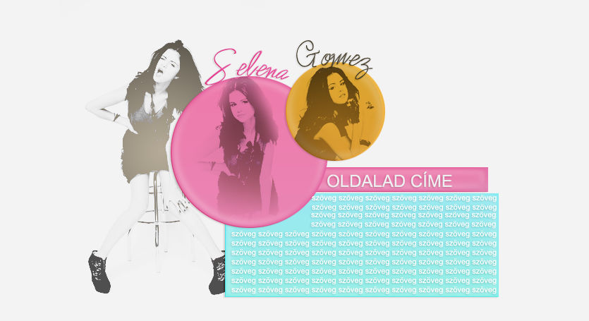 Selena Gomez psd header by millygrapicshart on DeviantArt