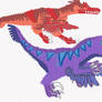 Utahraptor and Velociraptor