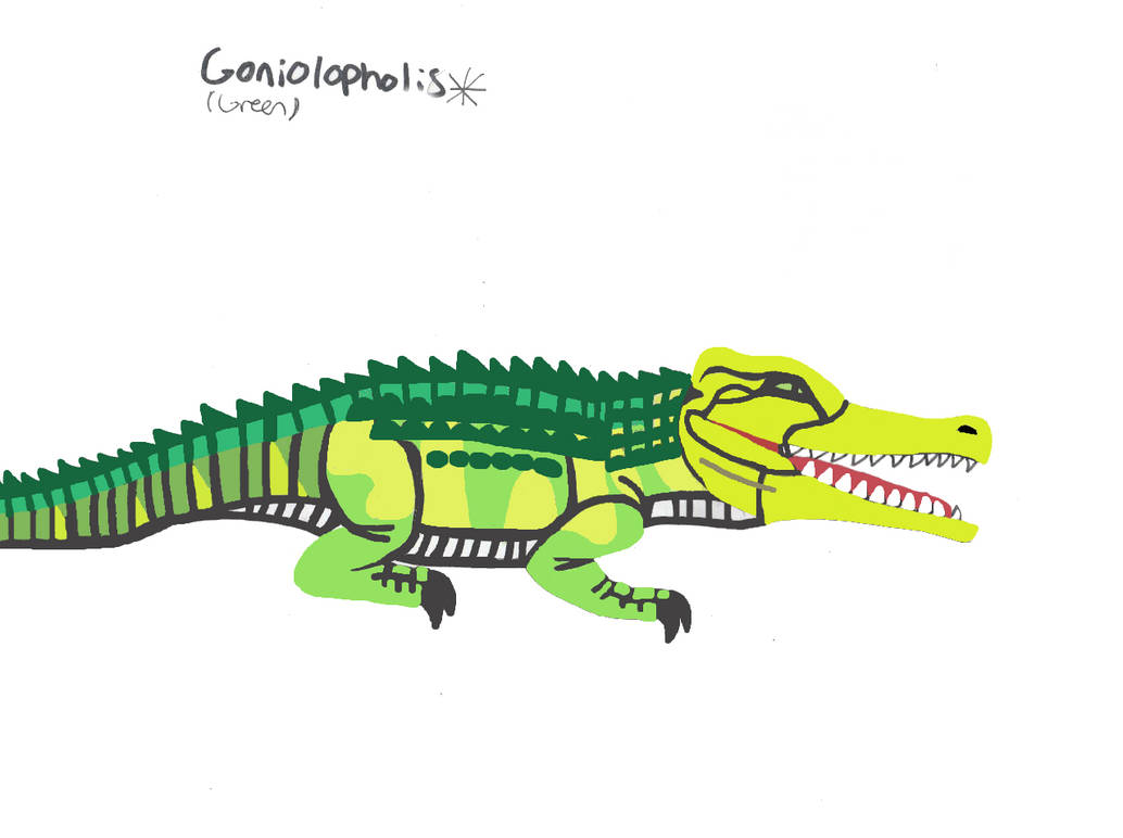 Goniopholis 2 by tcr11050 on DeviantArt