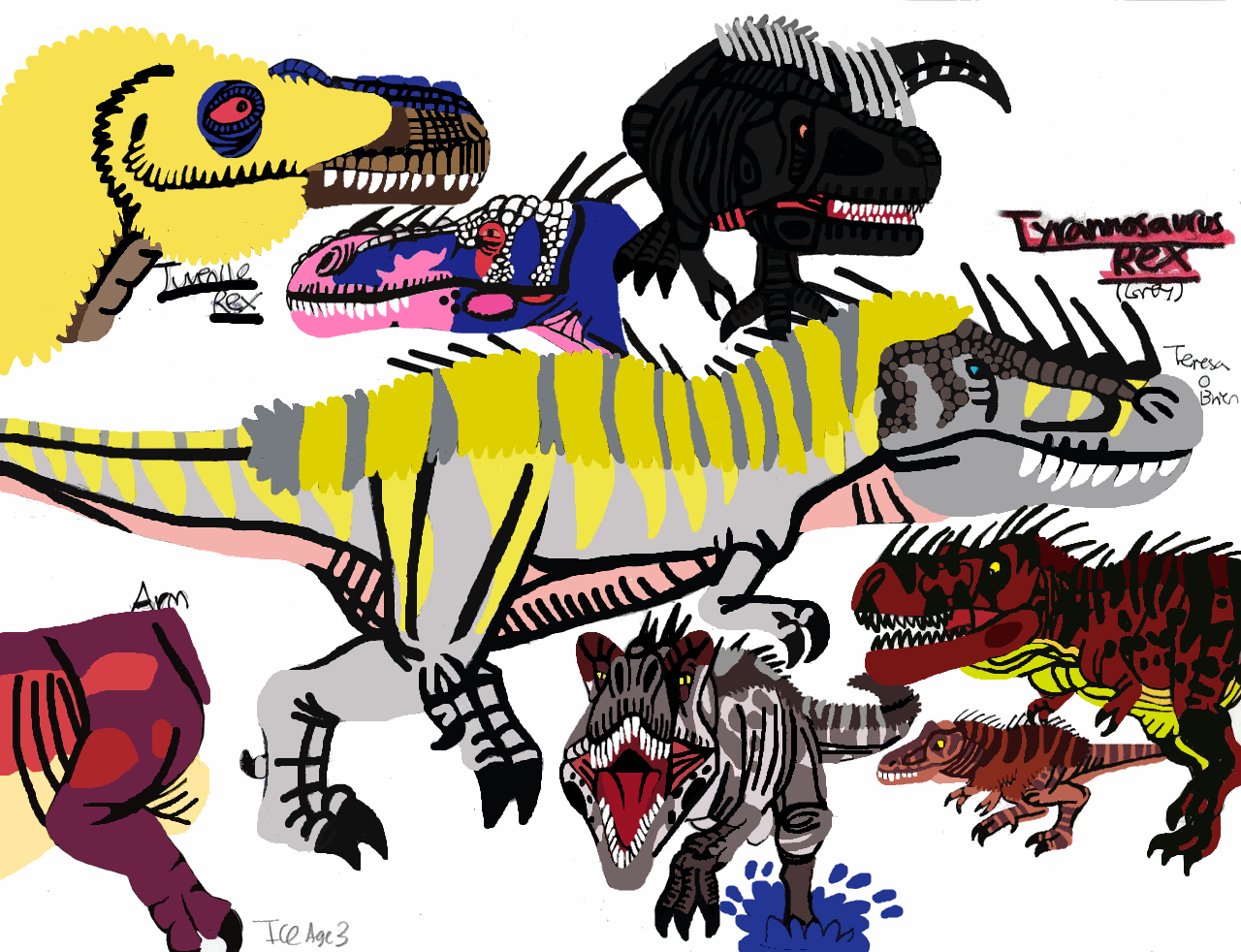 Tyrannosaurus Rex 4 by tcr11050 on DeviantArt